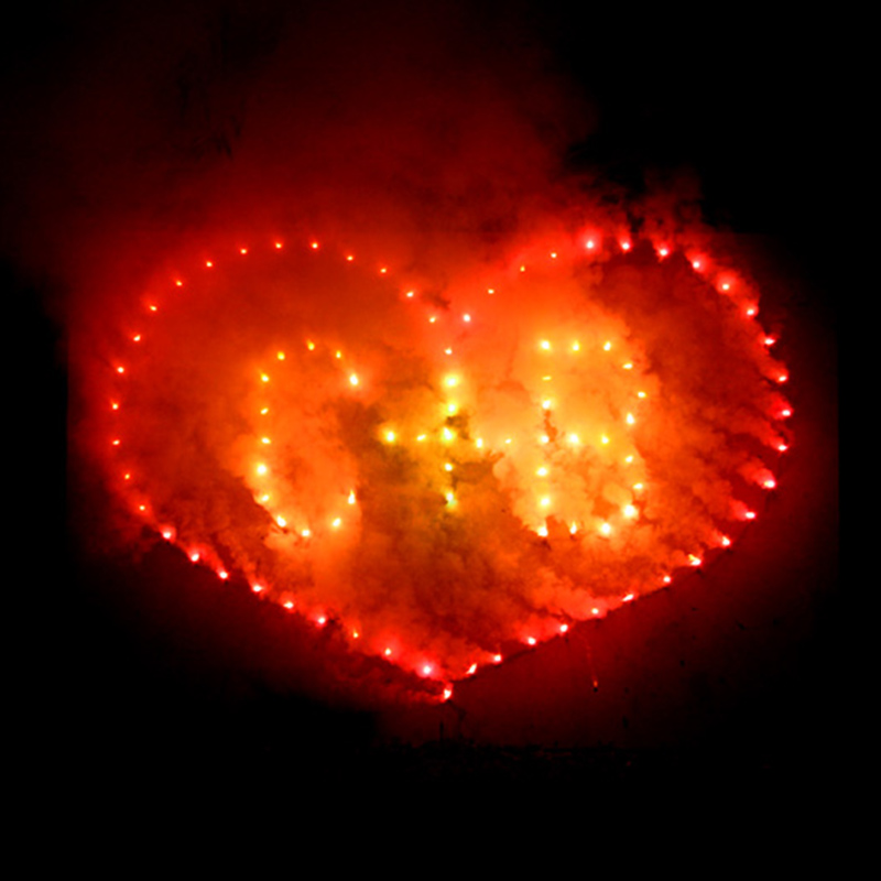 Brennendes Herz m. Initialen, gross Brennendes Herz m. Initialen, gross